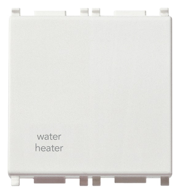 Interruttore 2P 20AX WAT./HEAT.2M bianco