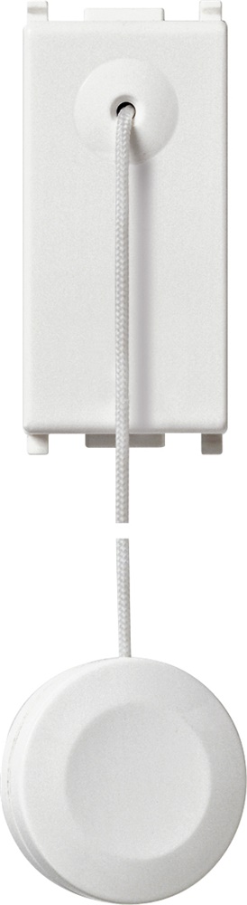 Pulsante 1P NO 10A tirante antibatterico bianco con cordone 1,5 m uso elettrico