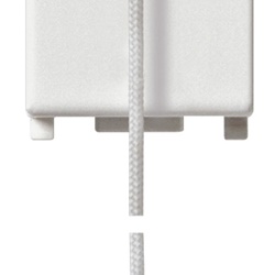 Pulsante 1P NO 10A tirante antibatterico bianco con cordone 1,5 m uso elettrico
