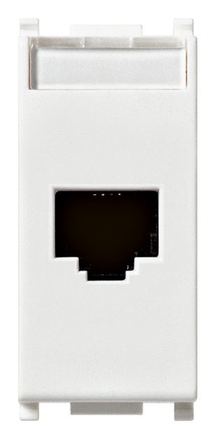 Presa RJ45 Netsafe Cat6 FTP bianco