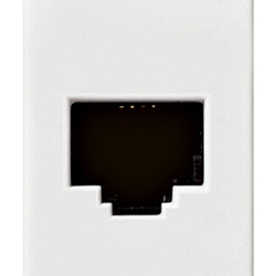 Presa RJ45 Netsafe Cat6A UTP bianco