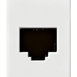 Presa RJ45 Netsafe Cat6A FTP bianco