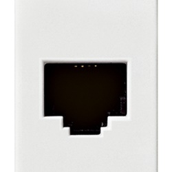 Presa RJ45 Netsafe Cat6A FTP bianco