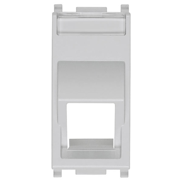 Adattatore RJ45 inclinato Silver