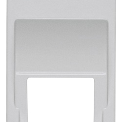 Adattatore RJ45 inclinato Silver connettore Keystone rete LAN