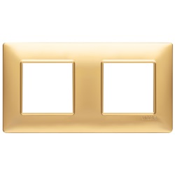 Placca 4M (2+2) int71 oro opaco