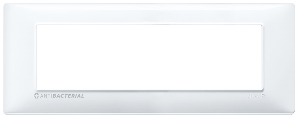 Placca 7M antibatterico bianco