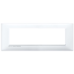Placca 7M antibatterico bianco