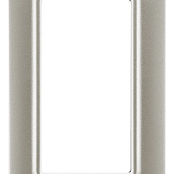 Placca 1M pannelli nichel opaco
