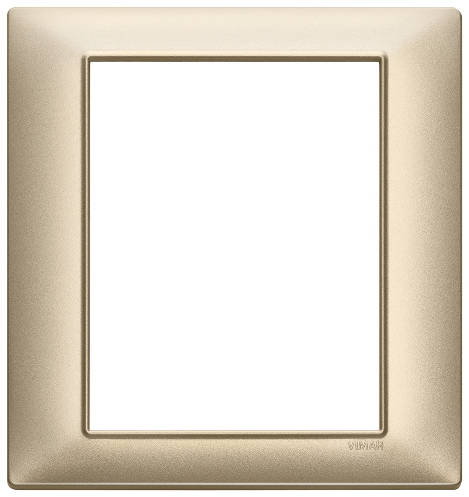 Placca 8M champagne opaco