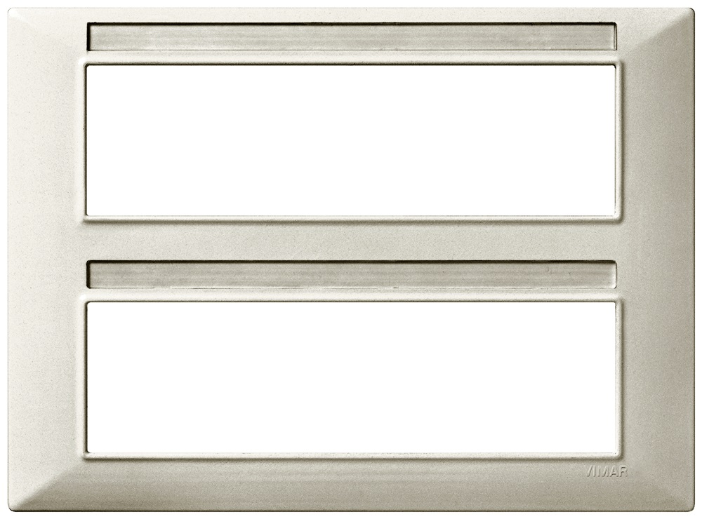 Placca 14M nichel opaco