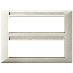 Placca 14M nichel opaco