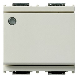 Interruttore 1P 16AX lum.so 2M bianco