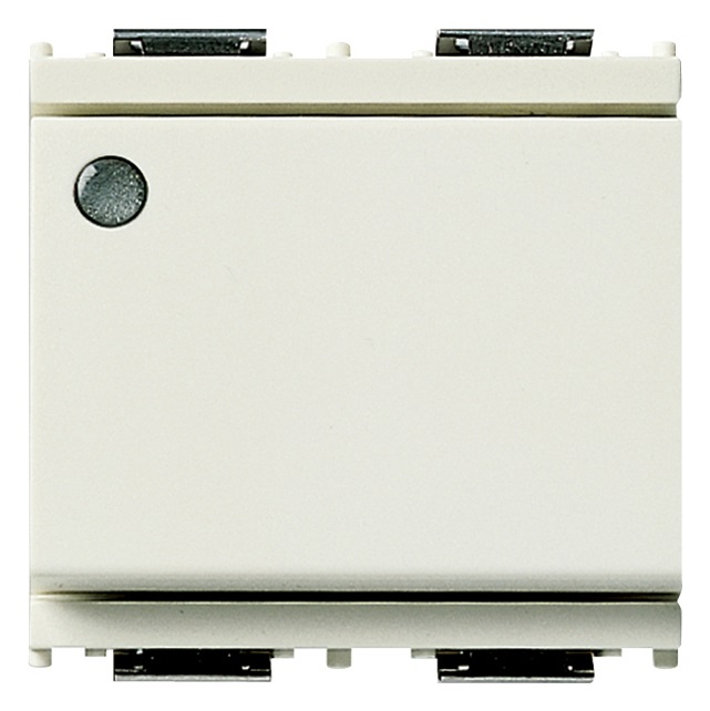 Deviatore 1P 16AX lum.so 2M bianco