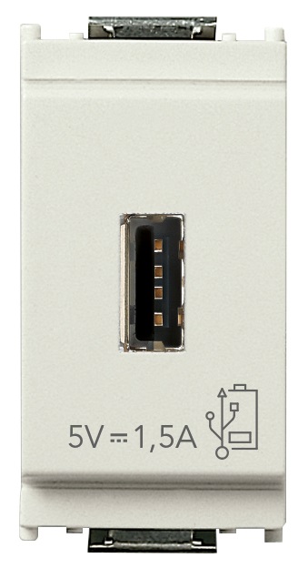 UnitÃ  alimentazione USB 5V1,5A 1M bianco