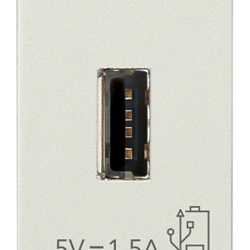 UnitÃ  alimentazione USB 5V1,5A 1M bianco