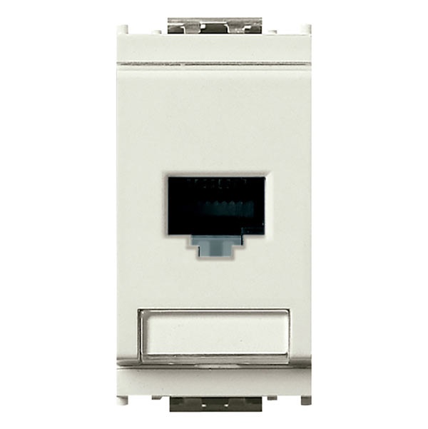 Presa RJ45 Netsafe Cat5e UTP bianco