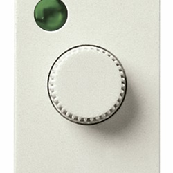 Dimmer 120V 30-500W/30-300VA bianco per lampade incandescenza e trasformatori ferromagnetici