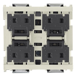 Comando quattro pulsanti KNX bianco