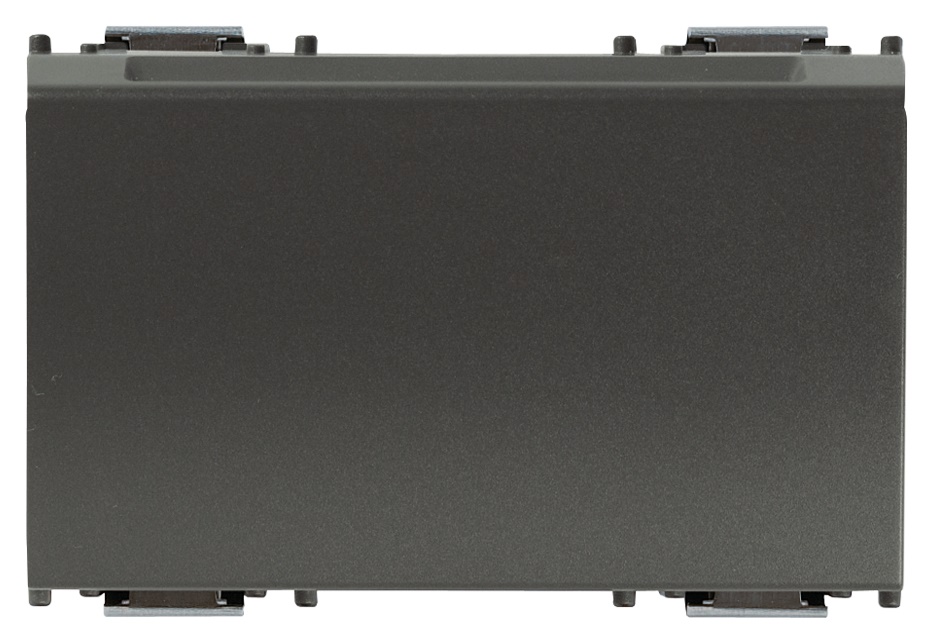 Lettore transponder verticale KNX grigio 3 moduli 2 relè 4A 24V per controllo accessi interno