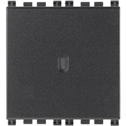 Pulsante 1P NO 10A assiale 2M grigio