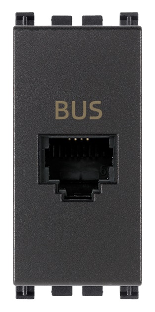Presa RJ11 speciale morsetti a vite per BUS colore grigio