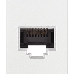 Presa RJ45 Netsafe Cat6 FTP bianco
