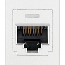 Presa RJ45 Panduit Cat5e UTP 8 contatti cablaggio universale T568A/B bianco