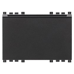 Lettore transponder verticale KNX grigio 3 moduli con 2 uscite relè e 2 ingressi per controllo accessi interni