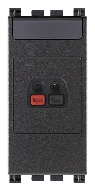 Connettore a molla diffusore sonoro grigio per impianti audio