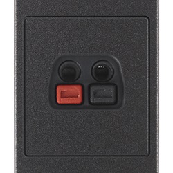Connettore a molla diffusore sonoro grigio per impianti audio