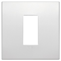 Placca Classic 1M perla matt