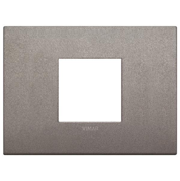 Placca Classic 2M centrali titanio matt