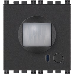 Rivelatore movimento infrarossi passivi KNX grigio 2 moduli per automazione edificio