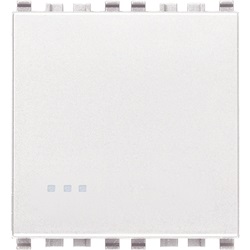 Interruttore 1P 16AX 2M bianco