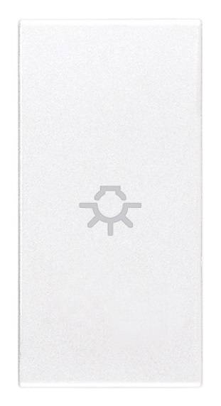 Tasto 1M simbolo luce assiale bianco