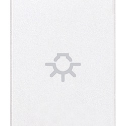 Tasto 1M simbolo luce assiale bianco