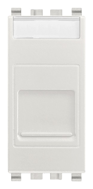 Presa RJ11 6/4 con portello antipolvere morsetti a vite Next per installazioni telefoniche
