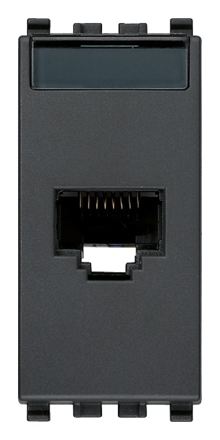 Presa RJ45 Netsafe Cat6 FTP grigio