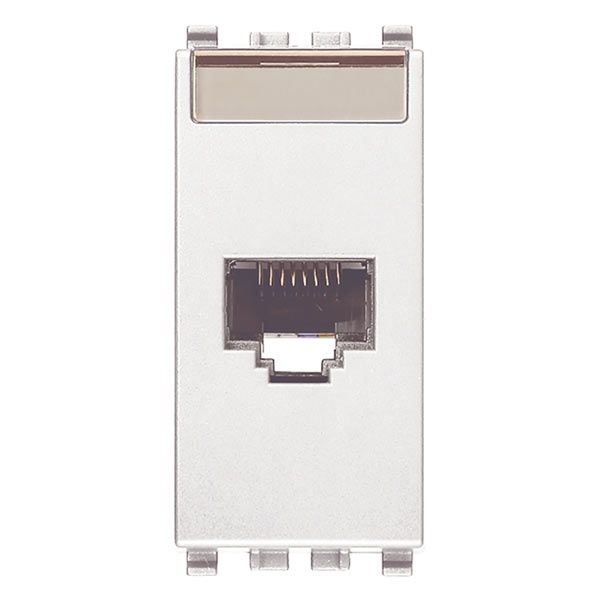 Presa RJ45 Netsafe Cat6 FTP bianco