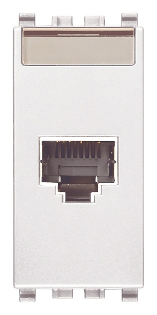 Presa RJ45 Netsafe Cat5e FTP 110 bianco