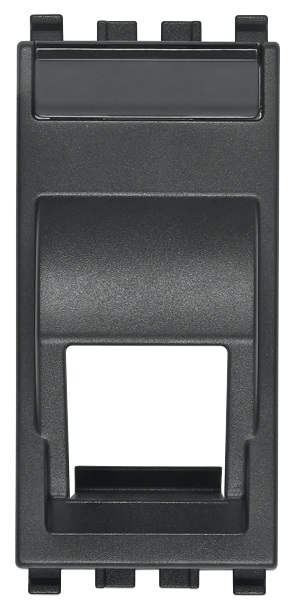 Adattatore RJ45 inclinato grigio