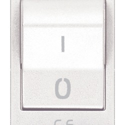 Interruttore MT 1P+N C6 120-230V bianco