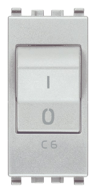 Interruttore magnetotermico 1P+N C6 120-230V uso civile e industriale Next