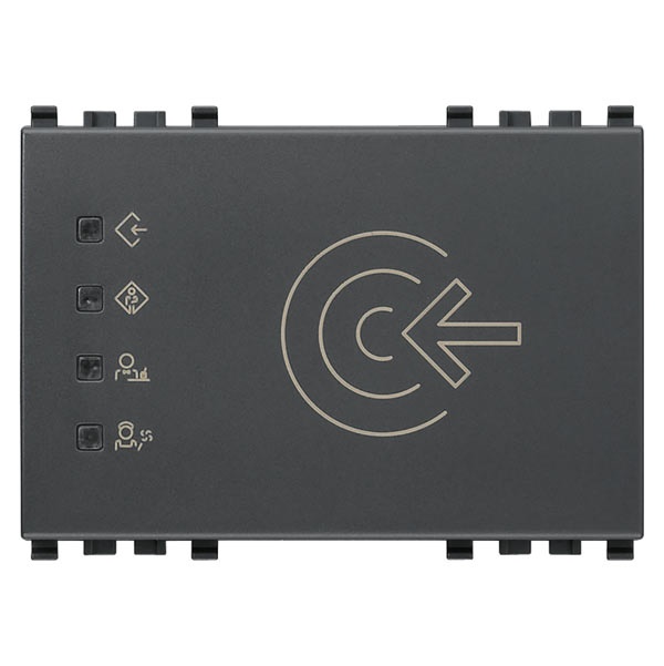 Lettore transponder esterno KNX grigio
