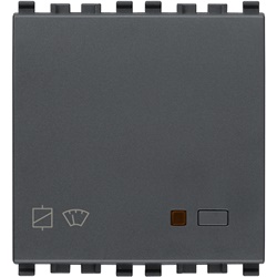 Attuatore relè 16A con sensore corrente integrato 230V 2 moduli grigio