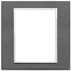 Placca 8 moduli ardesia naturale spacco per impianti elettrici parete