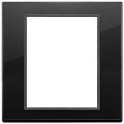 Placca 8M nero totale diamante