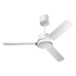 Ventilatore soffitto reversibile 140cm risparmio energetico bianco