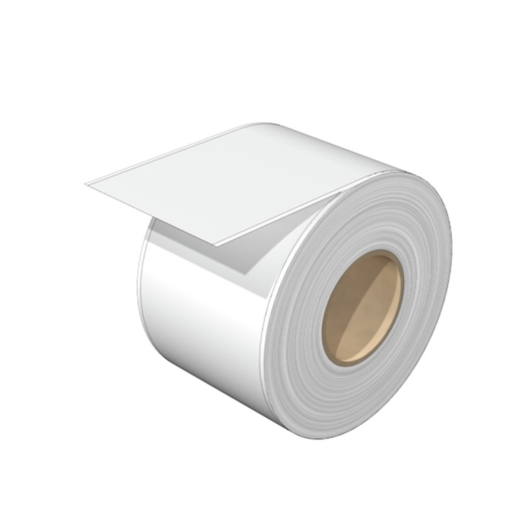 Siglatura dispositivi autoadesiva bianca poliestere 30000x per identificazione attrezzature